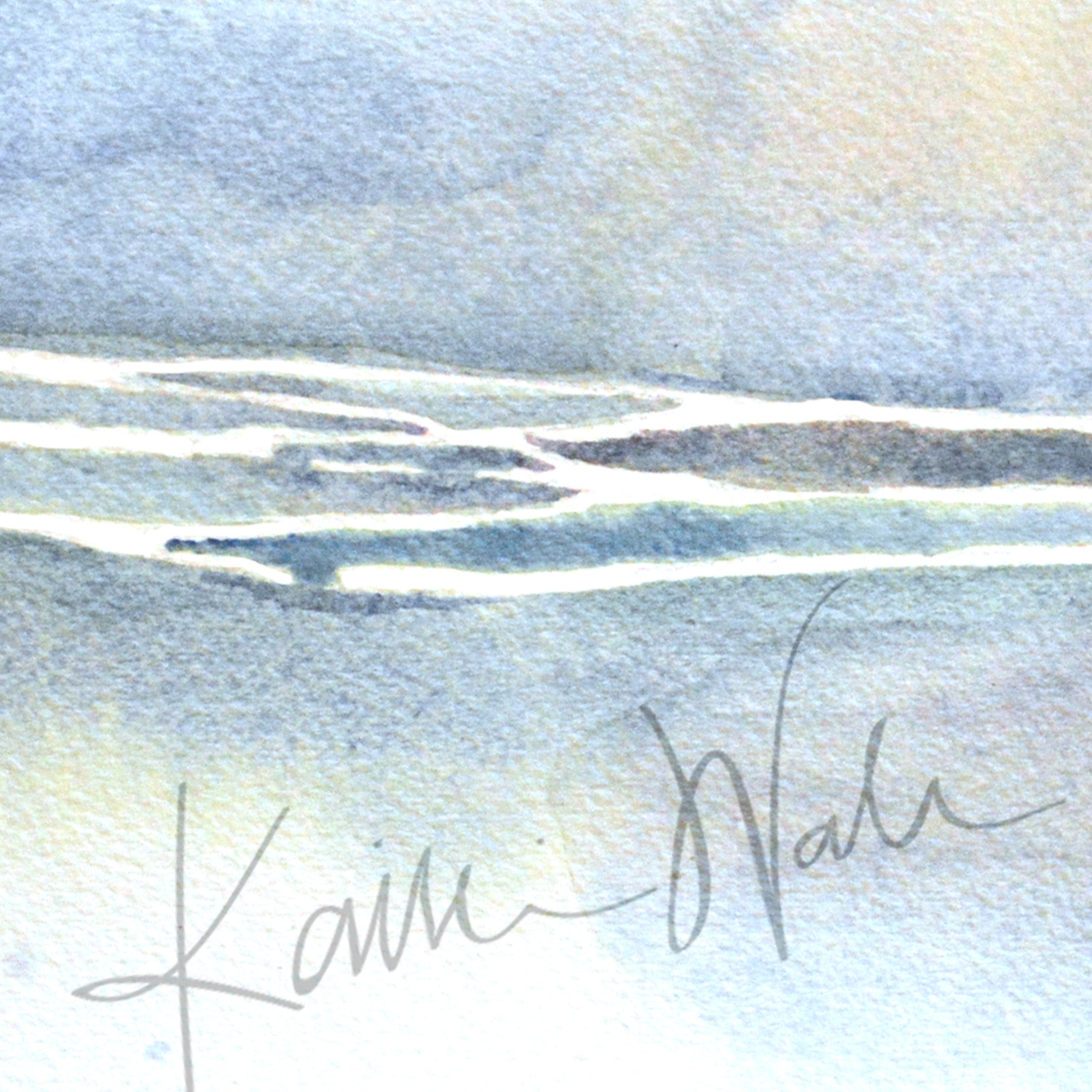 Soft Blue Brachial Plexus Watercolor Print - Lyon Road Art