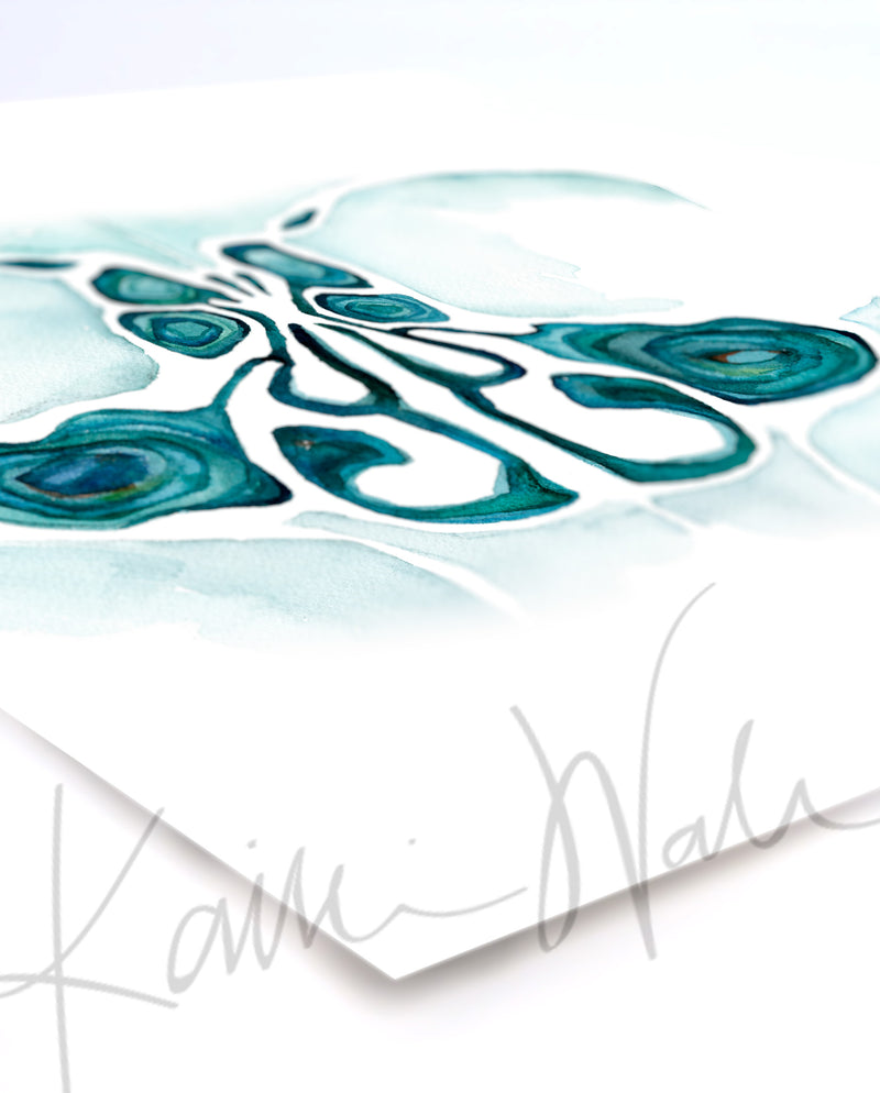 Coronal Sinuses Watercolor Print - Lyon Road Art