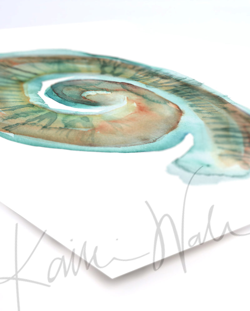 Cochlea Watercolor Print - Lyon Road Art