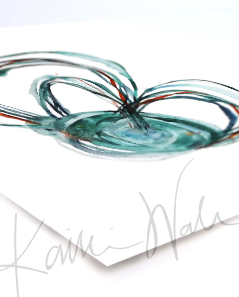 Semicircular Canals Watercolor Print - Lyon Road Art