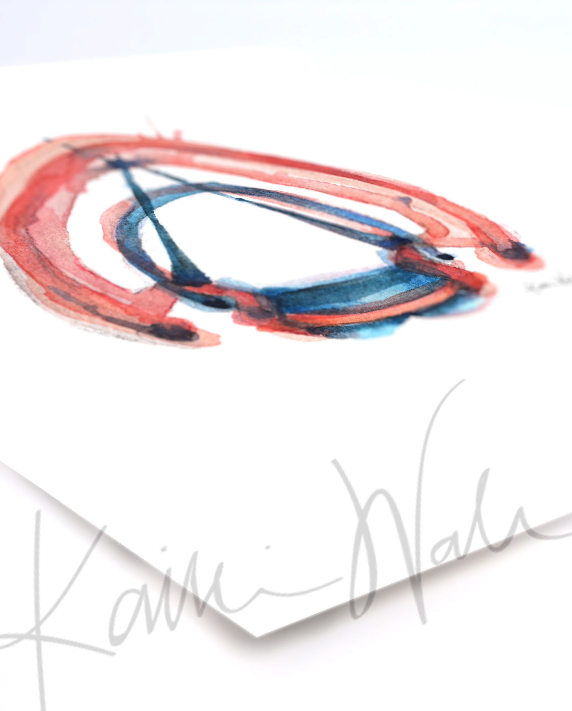 Vocal Cords Watercolor Print - Lyon Road Art