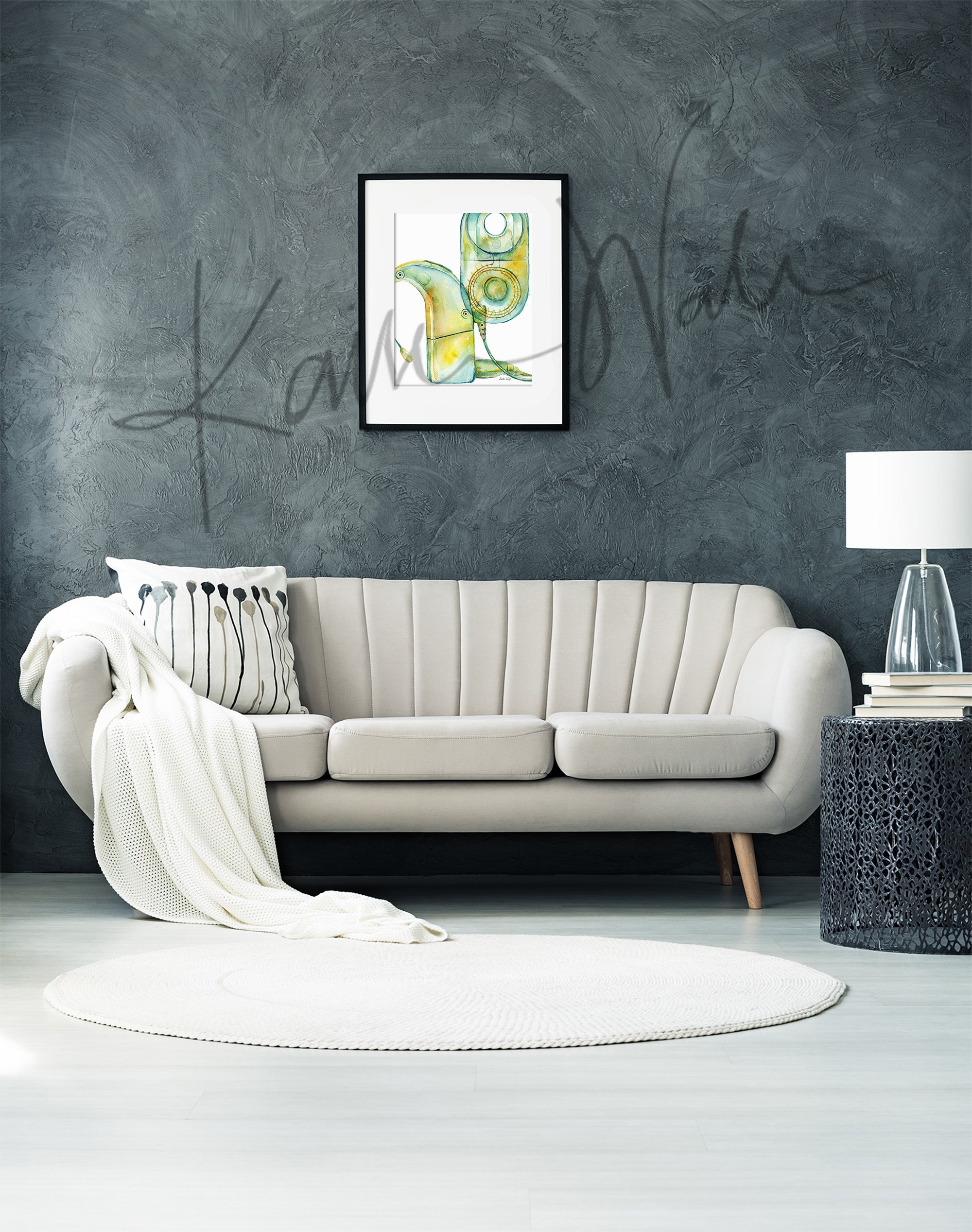 Cochlear Implant Watercolor Print - Lyon Road Art