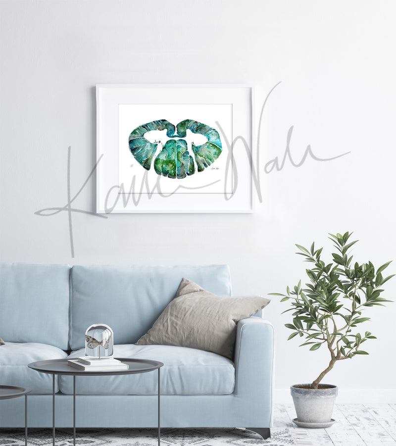 Cervical Spinal Cord Watercolor Print - Lyon Road Art