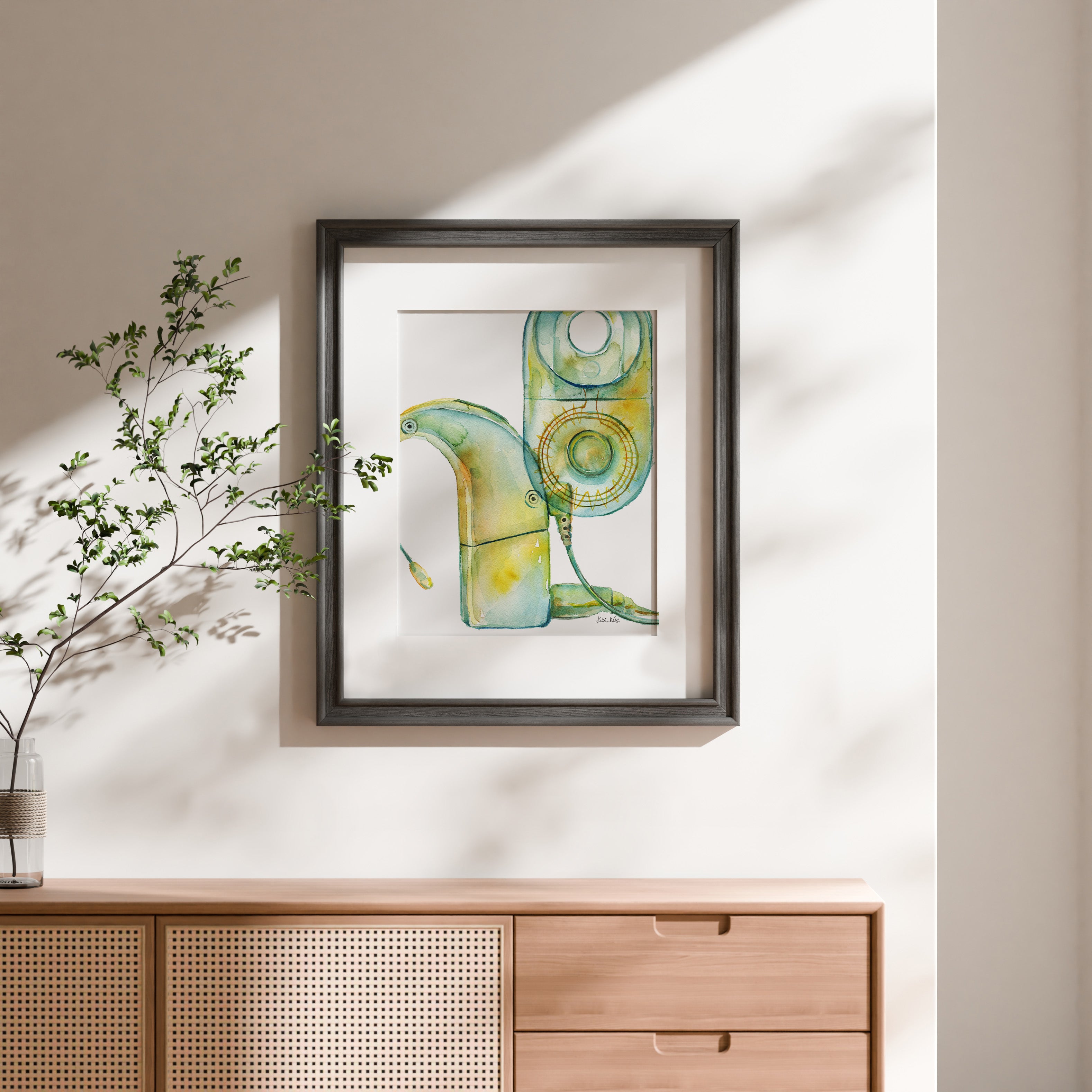 Cochlear Implant Watercolor Print - Lyon Road Art