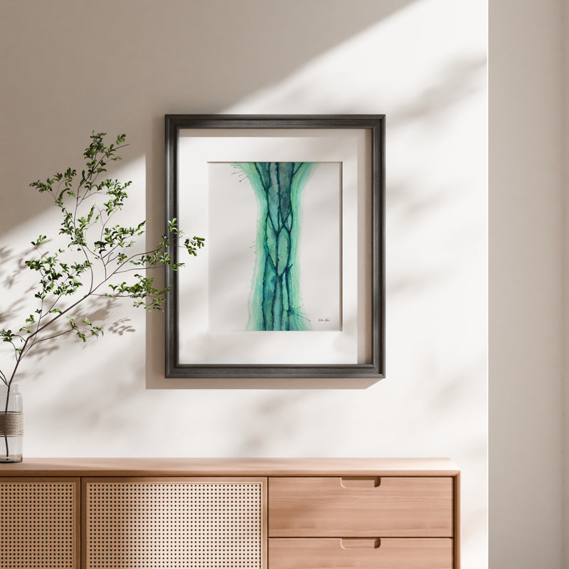 Brachial Plexus in Teal Watercolor Print - Lyon Road Art