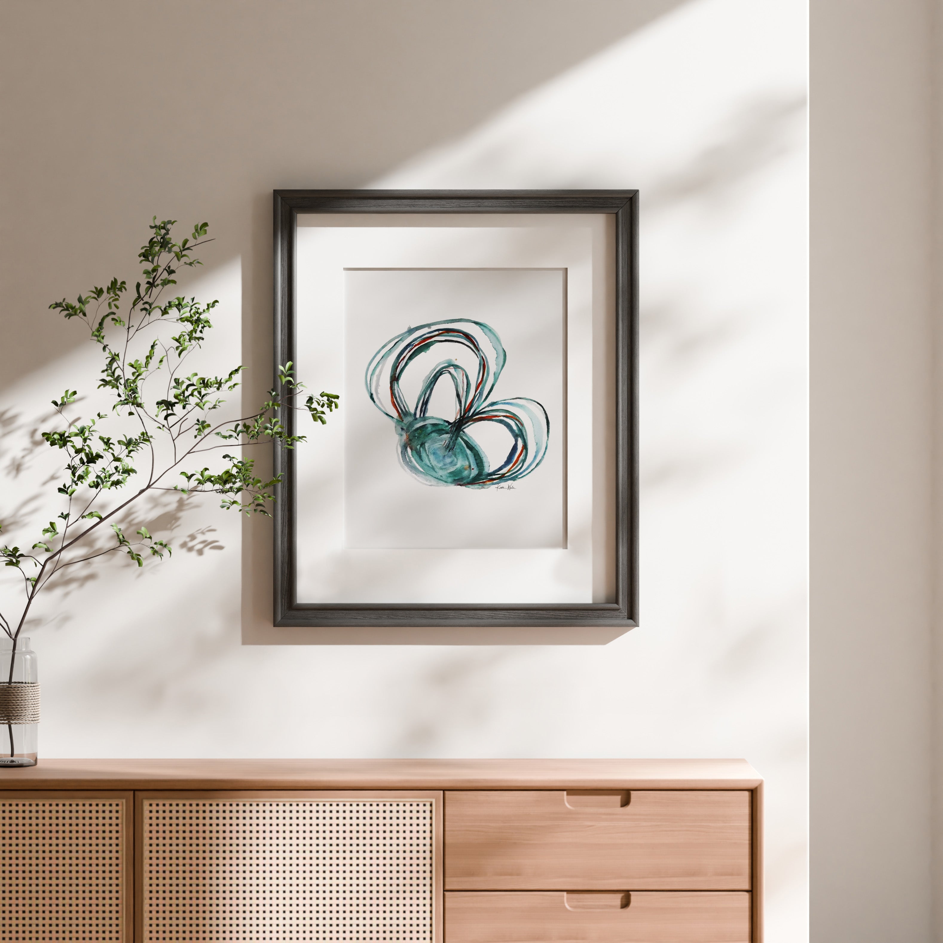 Semicircular Canals Watercolor Print - Lyon Road Art