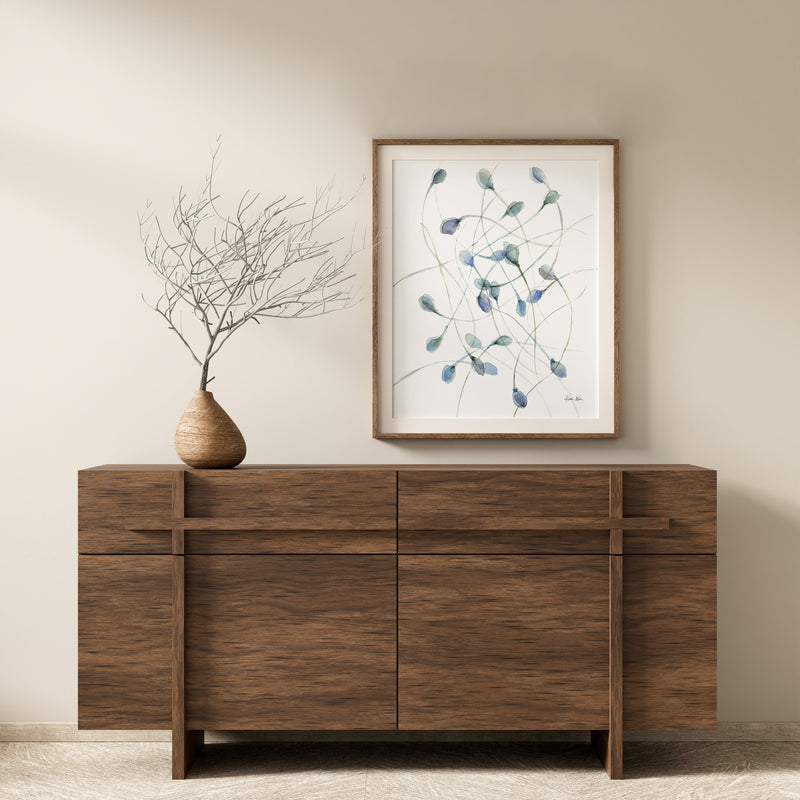 Sperm in Blue Watercolor Print - Lyon Road Art