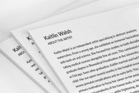 About The Artist Plaque