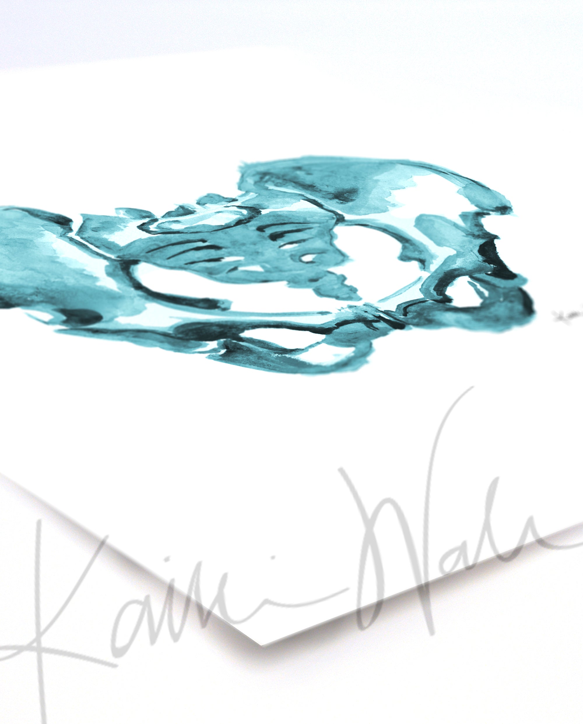 Pelvis Watercolor Print - Lyon Road Art