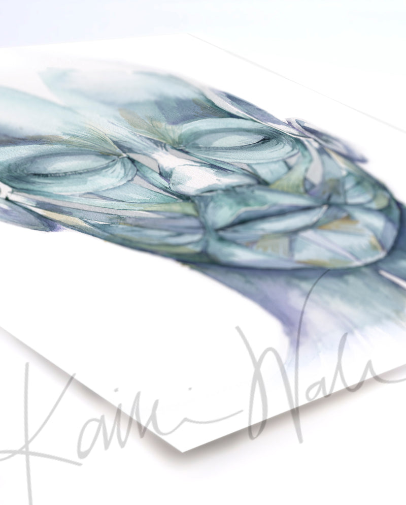 Muscles of Facial Expression Watercolor Print - Lyon Road Art