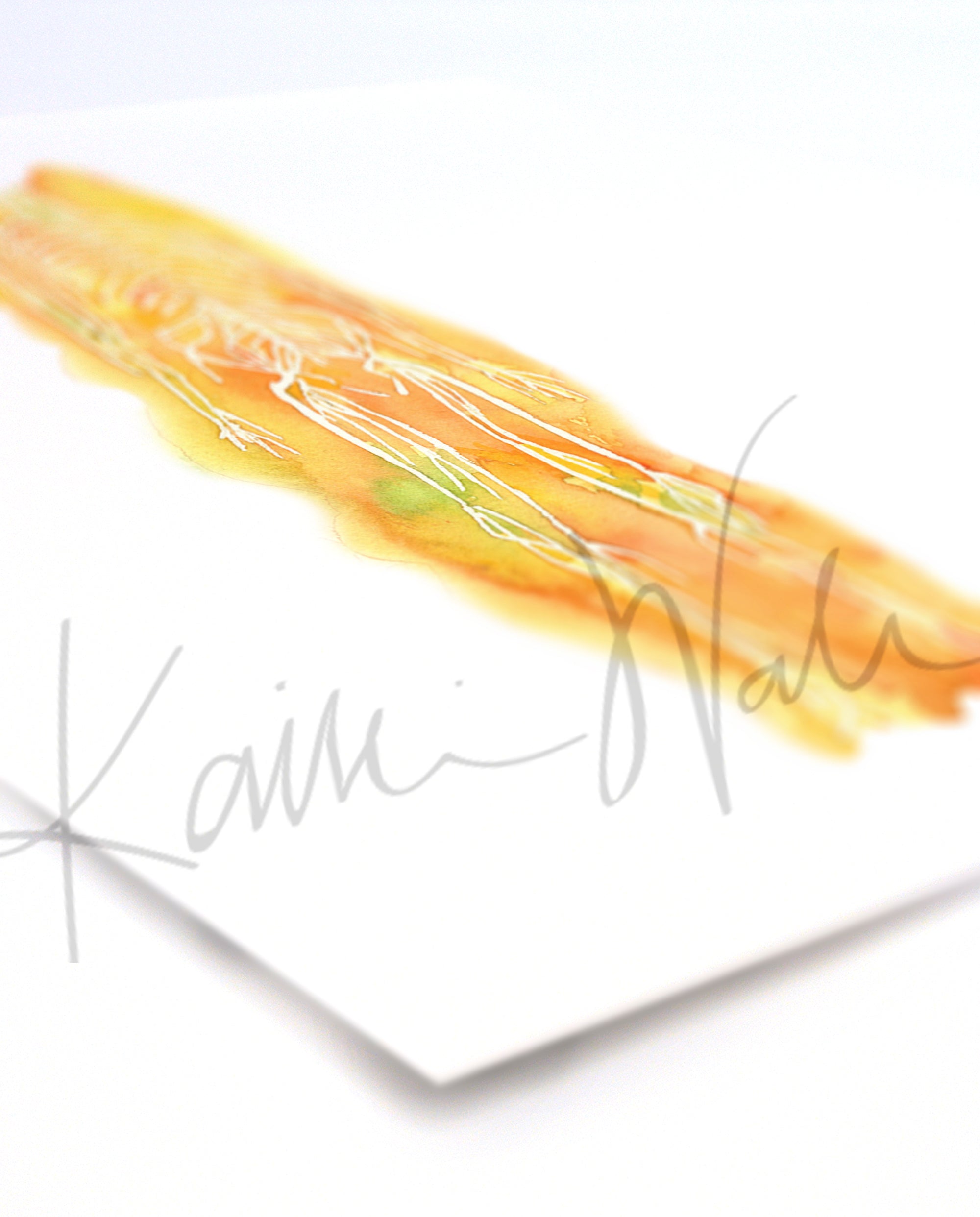 Nervous System Watercolor Print - Lyon Road Art
