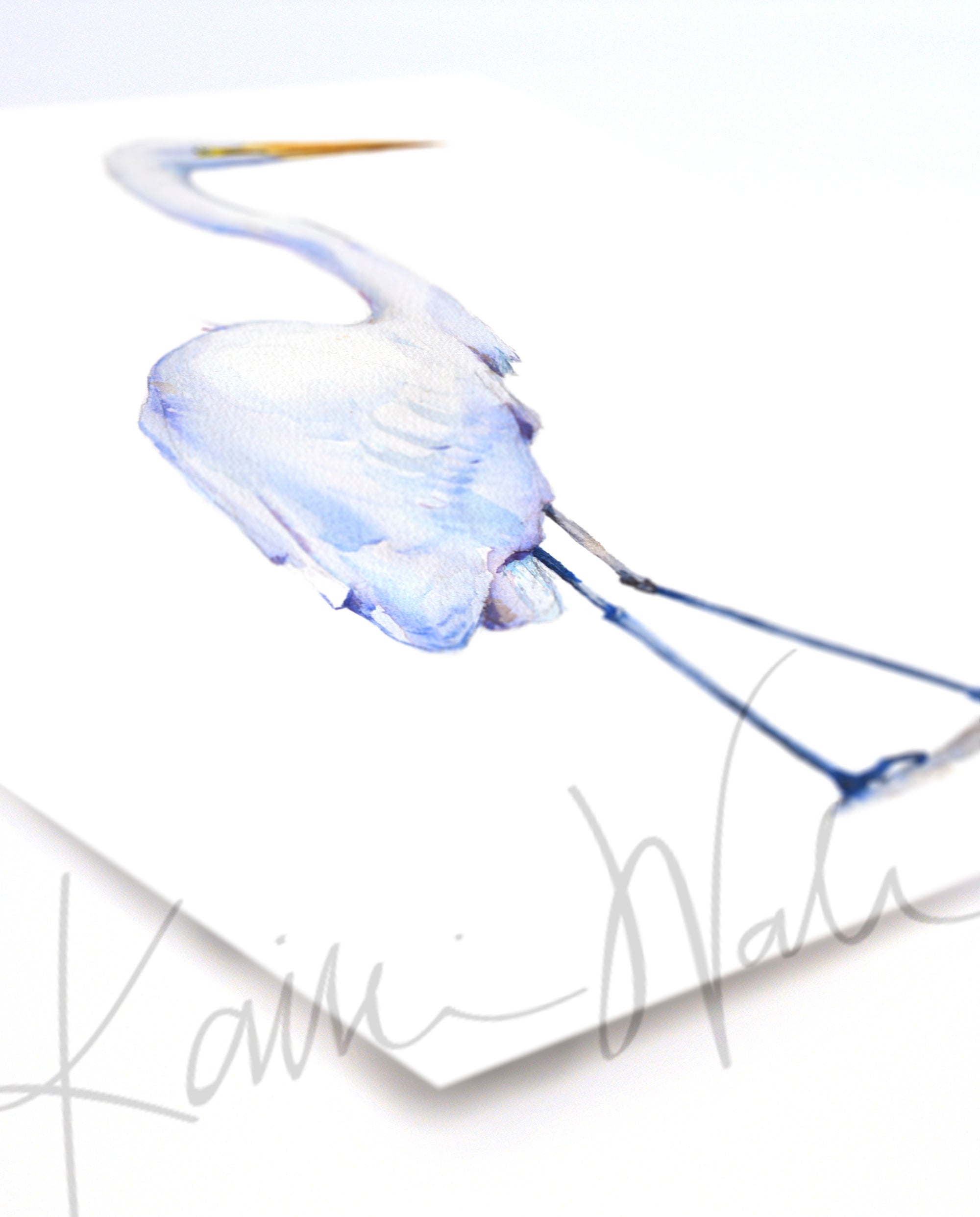 Heron and Egret Watercolor Print Set - Lyon Road Art