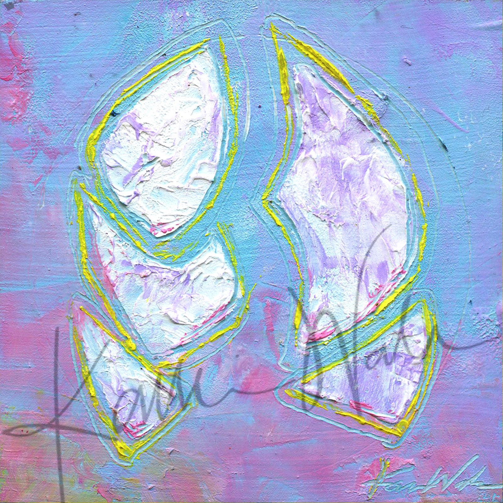 Lung Anatomy Desktop Art - Acrylic Framed Mini Print - Lyon Road Art