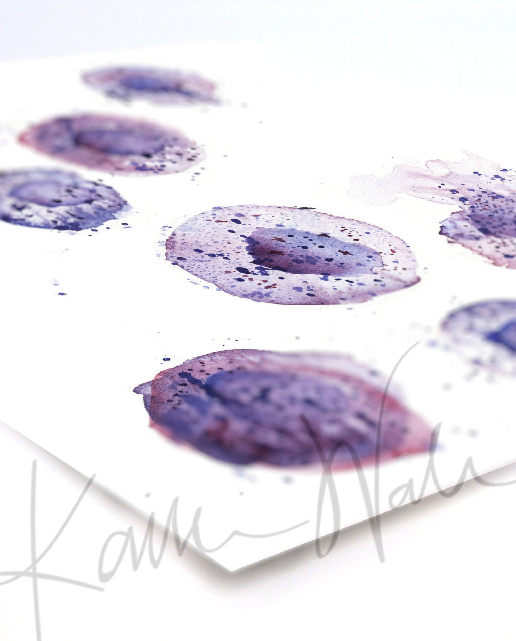 Mast Cells Watercolor Print - Lyon Road Art