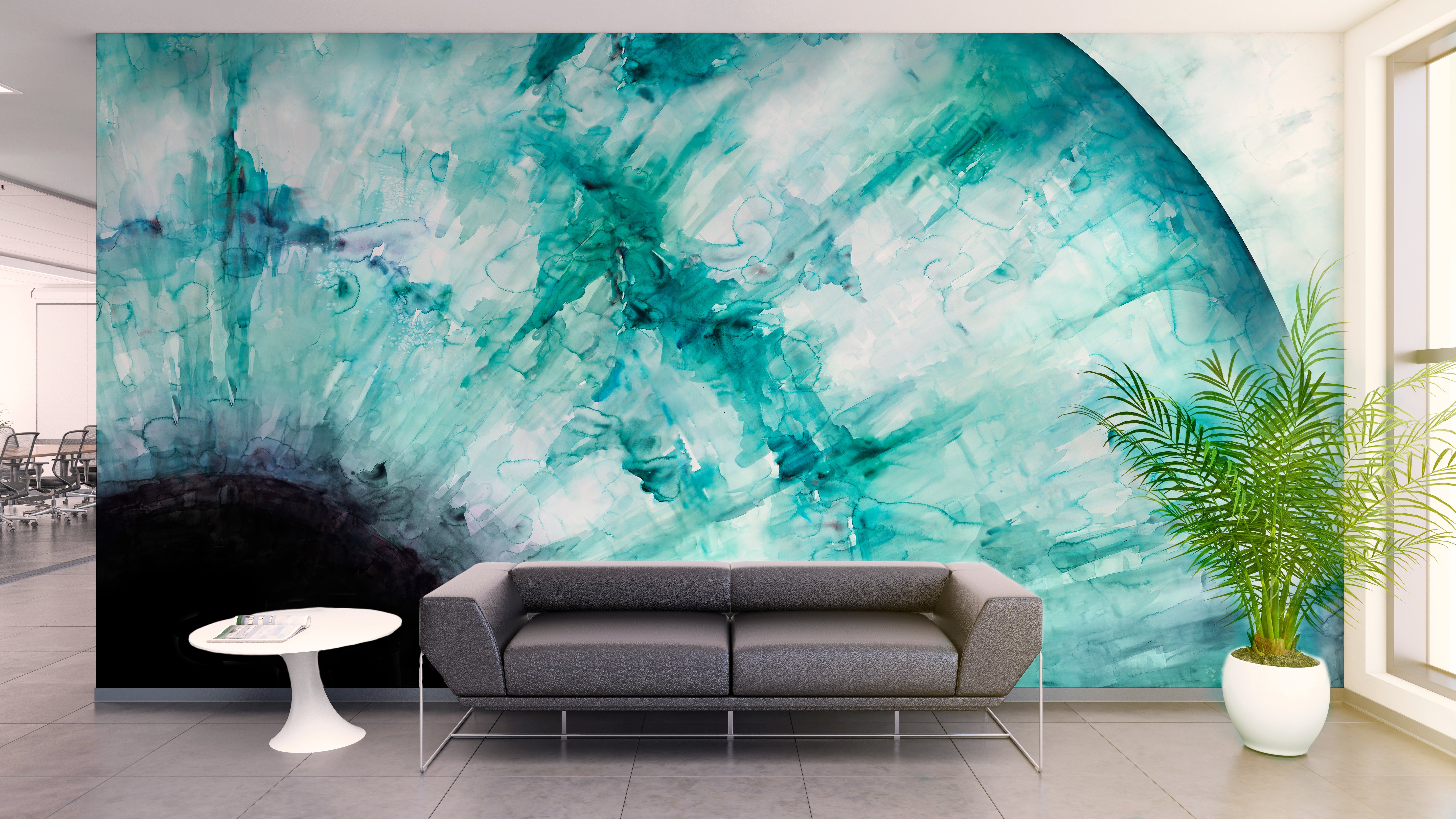 Watercolor Anatomy Art Wallpaper