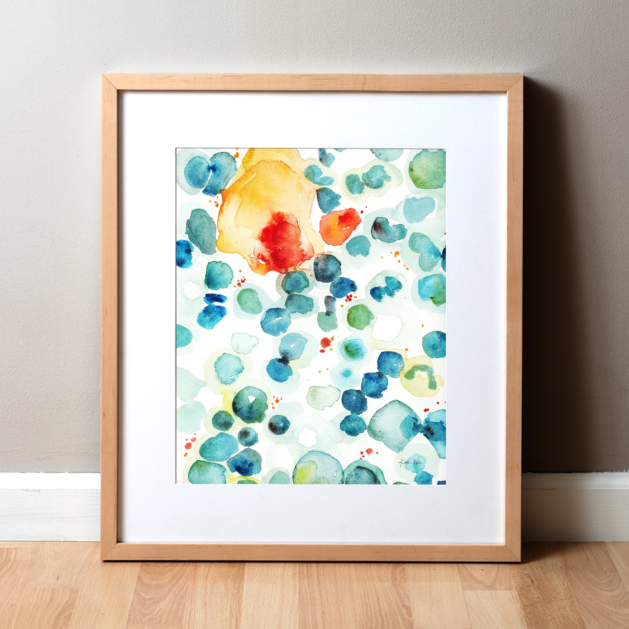 Plasma Watercolor Print - Lyon Road Art