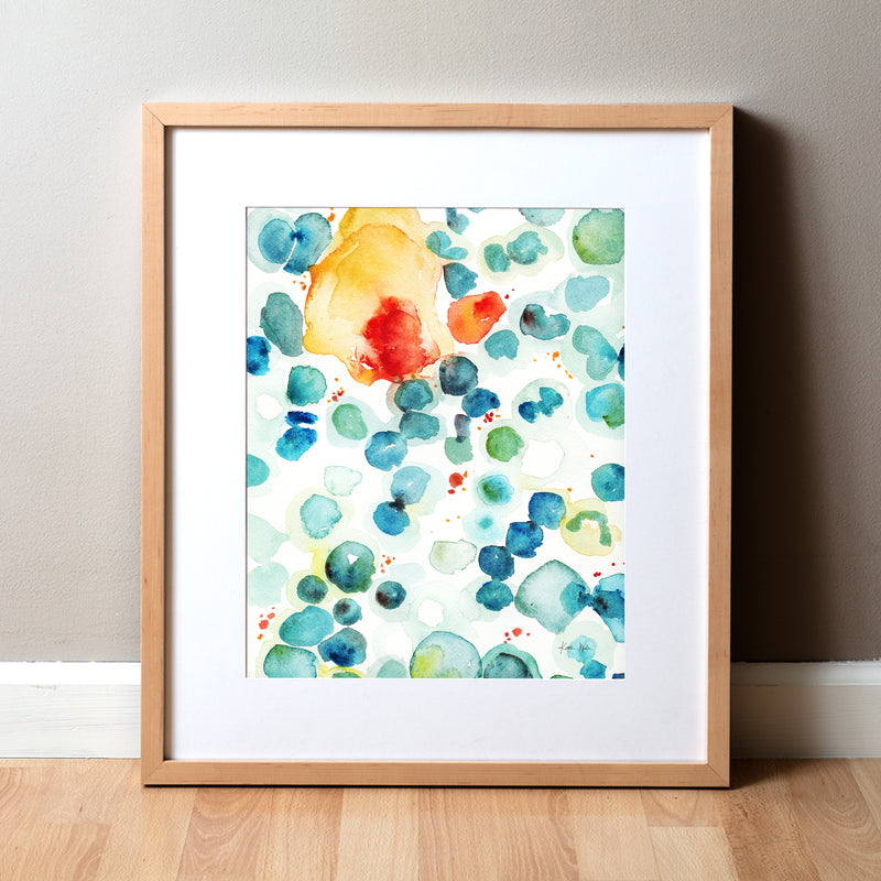 Plasma Watercolor Print - Lyon Road Art