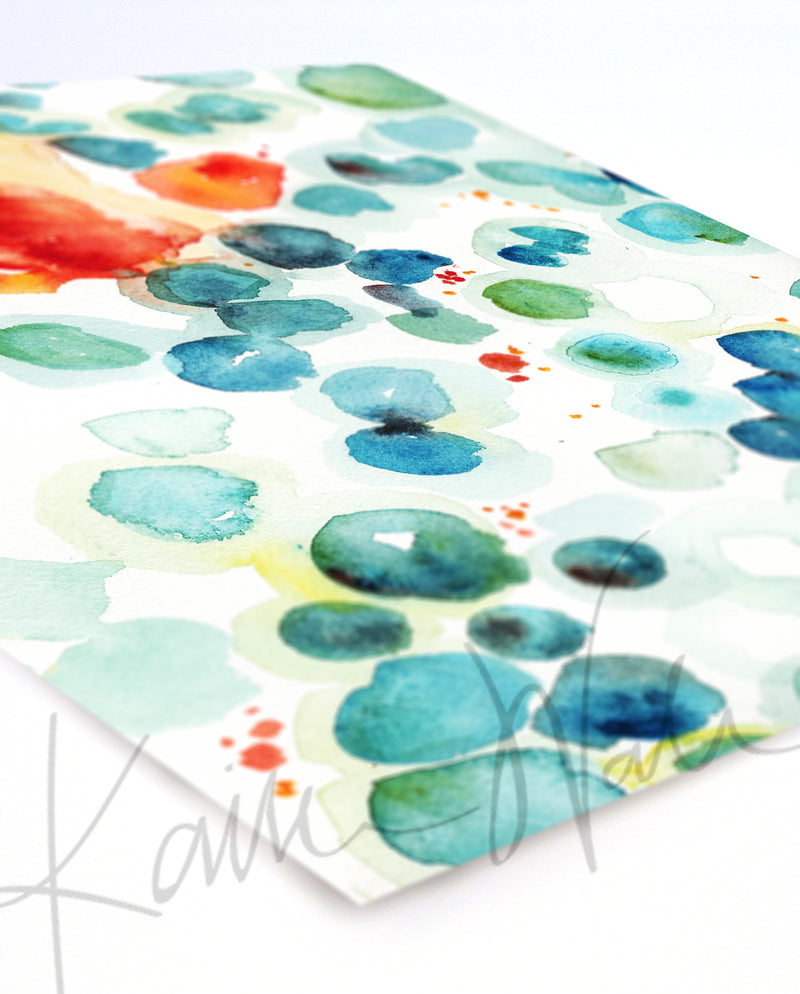 Plasma Watercolor Print - Lyon Road Art