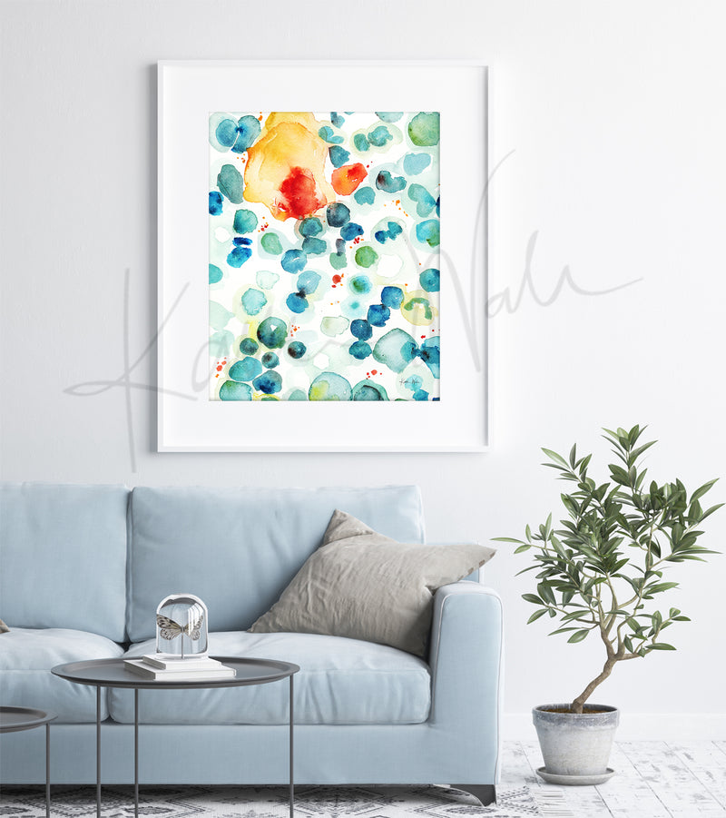 Plasma Watercolor Print - Lyon Road Art
