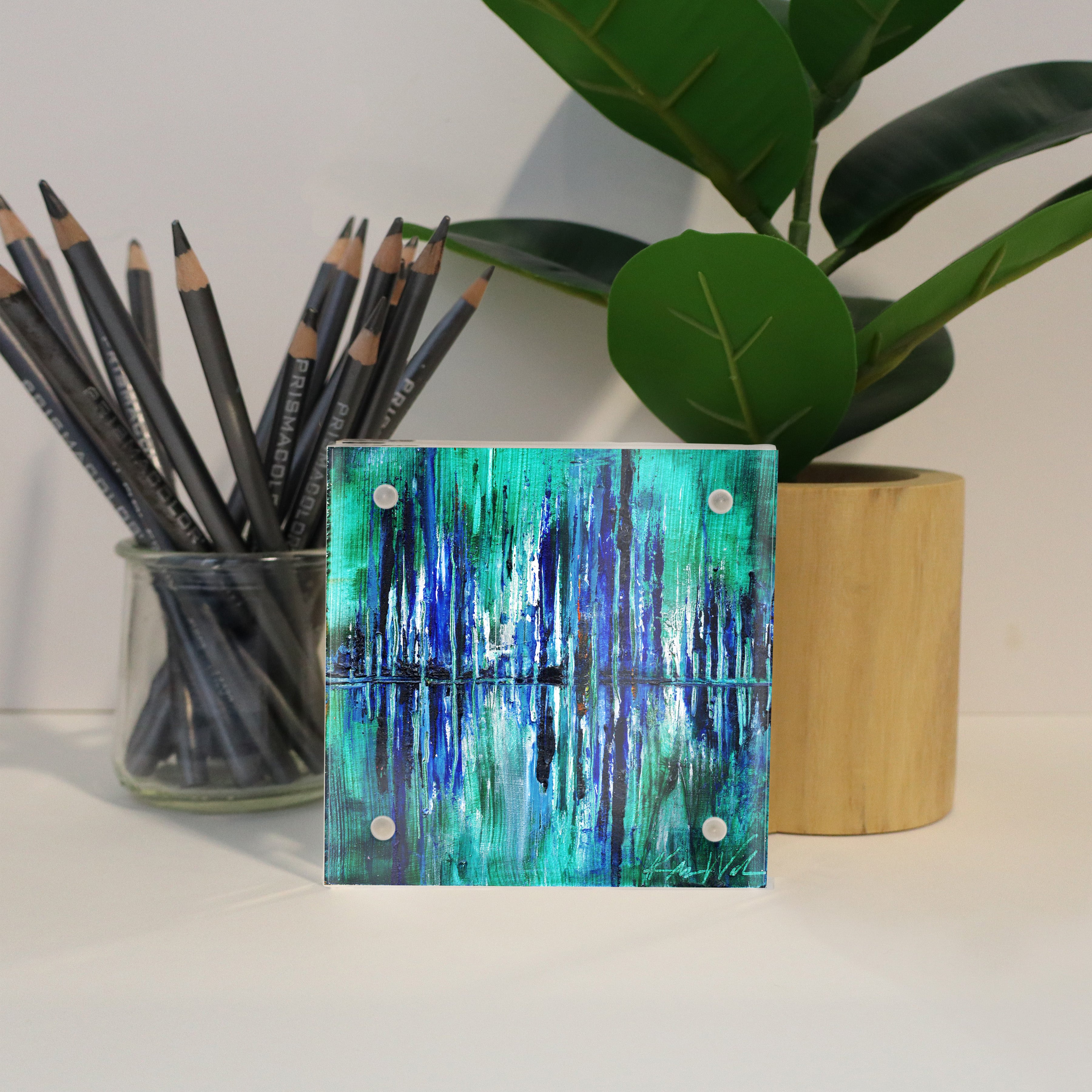 Speech Path / Ent Desktop Anatomy Art - Acrylic Framed Mini Print - Lyon Road Art