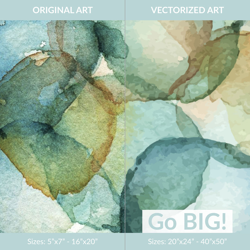 Blue Gray Dental Watercolor Print Set - Lyon Road Art