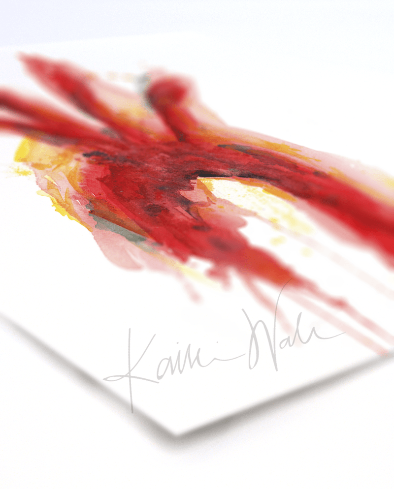 Cardiovascular Print Set Watercolor- quality anatomy print