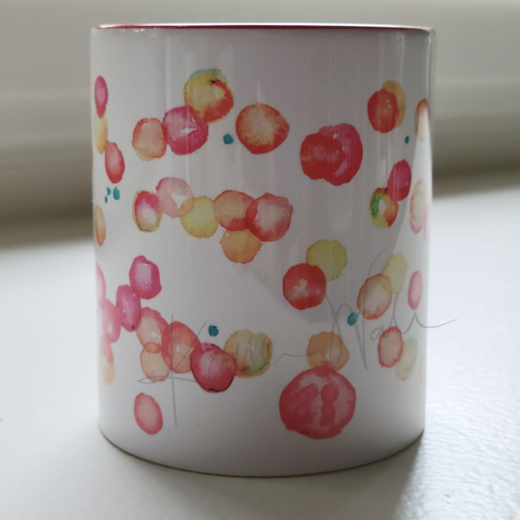 Blood Cells Anatomy Mug - Painting Hematology Art