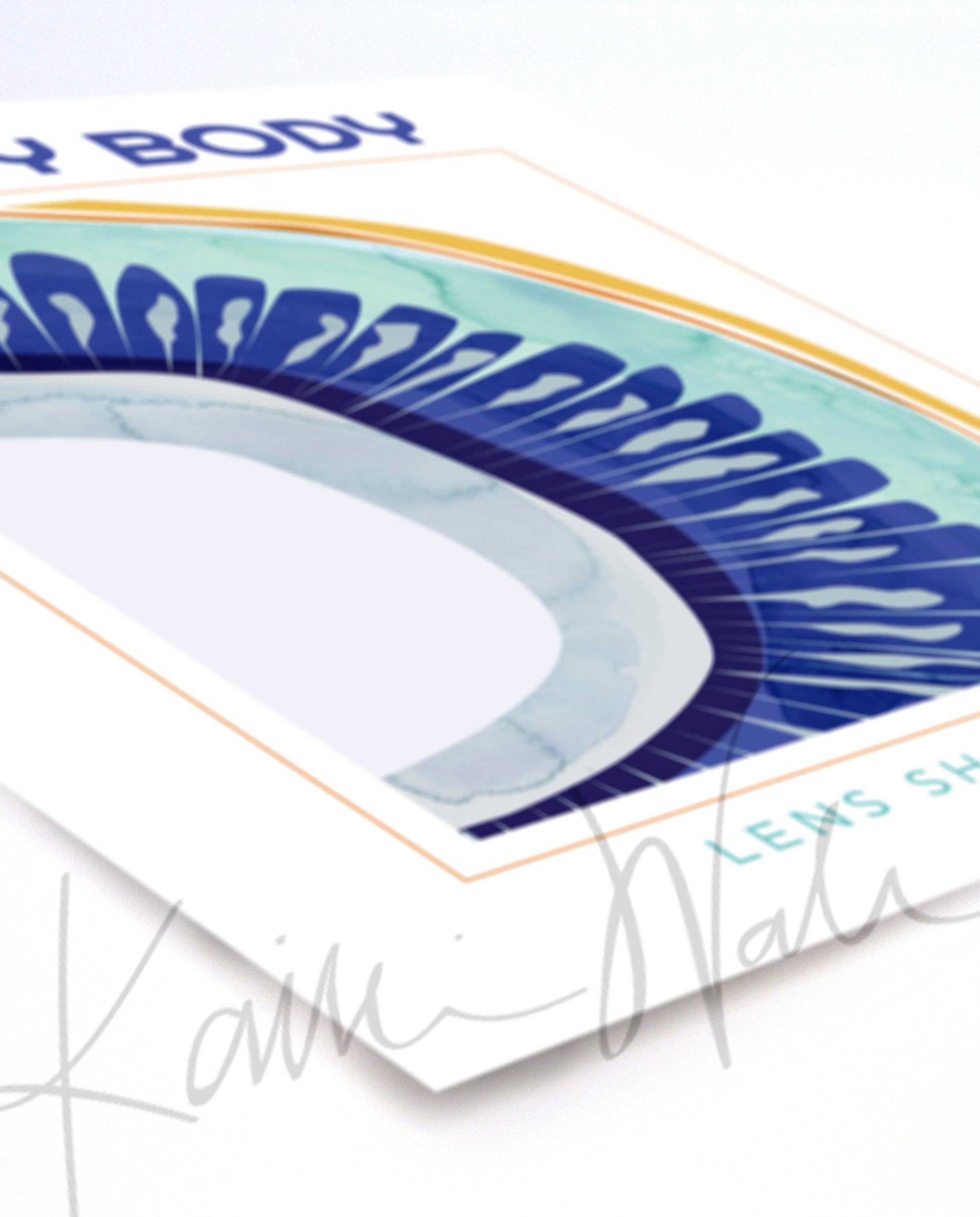 Ciliary Body Poster - LIMITED EDITION DIGITAL DOWNLOAD - Lyon Road Art