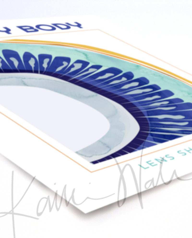 Ciliary Body Poster - LIMITED EDITION DIGITAL DOWNLOAD - Lyon Road Art