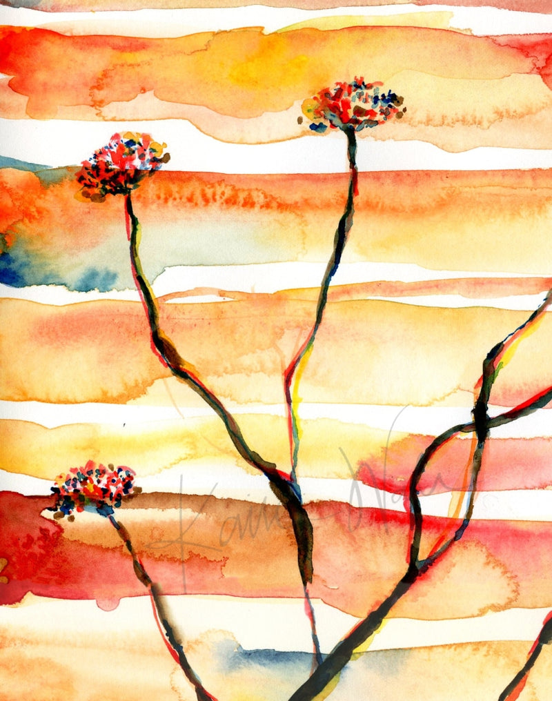 Neuromuscular Juncture Watercolor Print