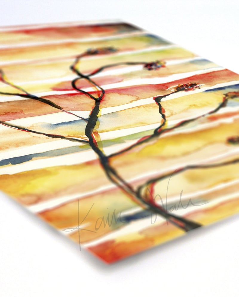 Neuromuscular Juncture Watercolor Print