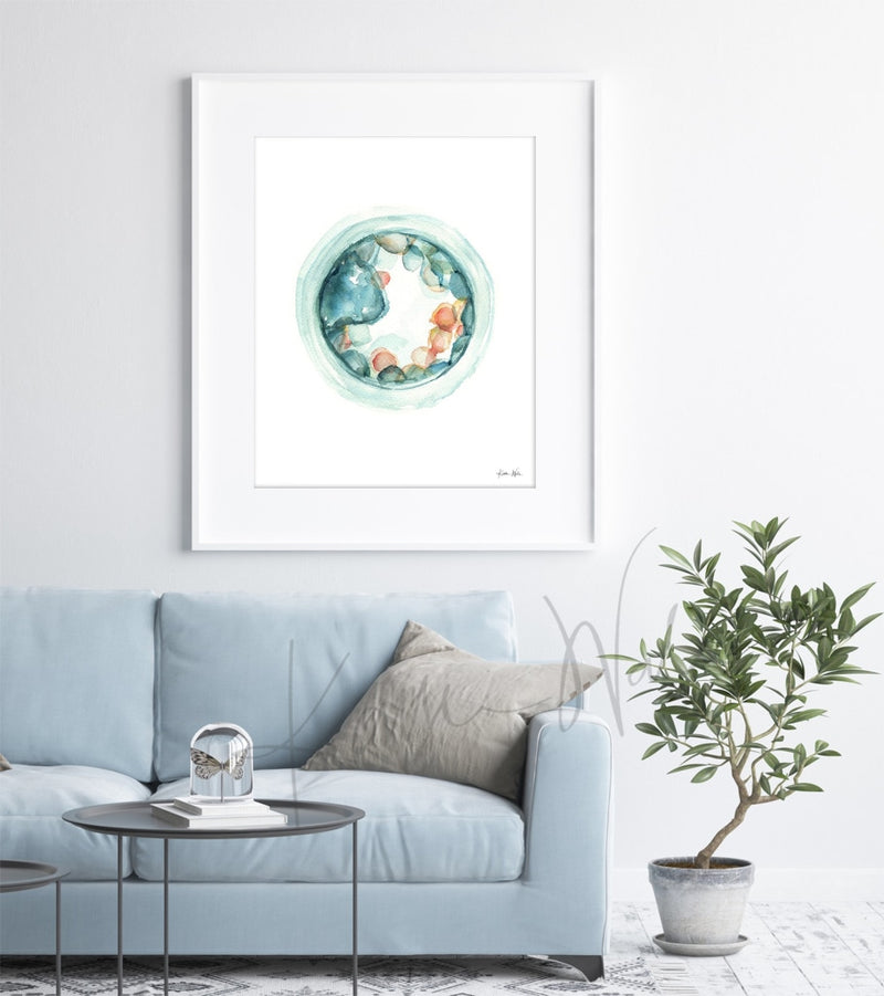 Day 5 Embryo Watercolor Print