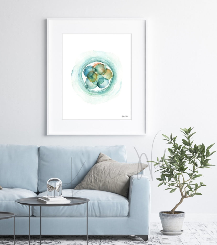 Day 3 Embryo Watercolor Print
