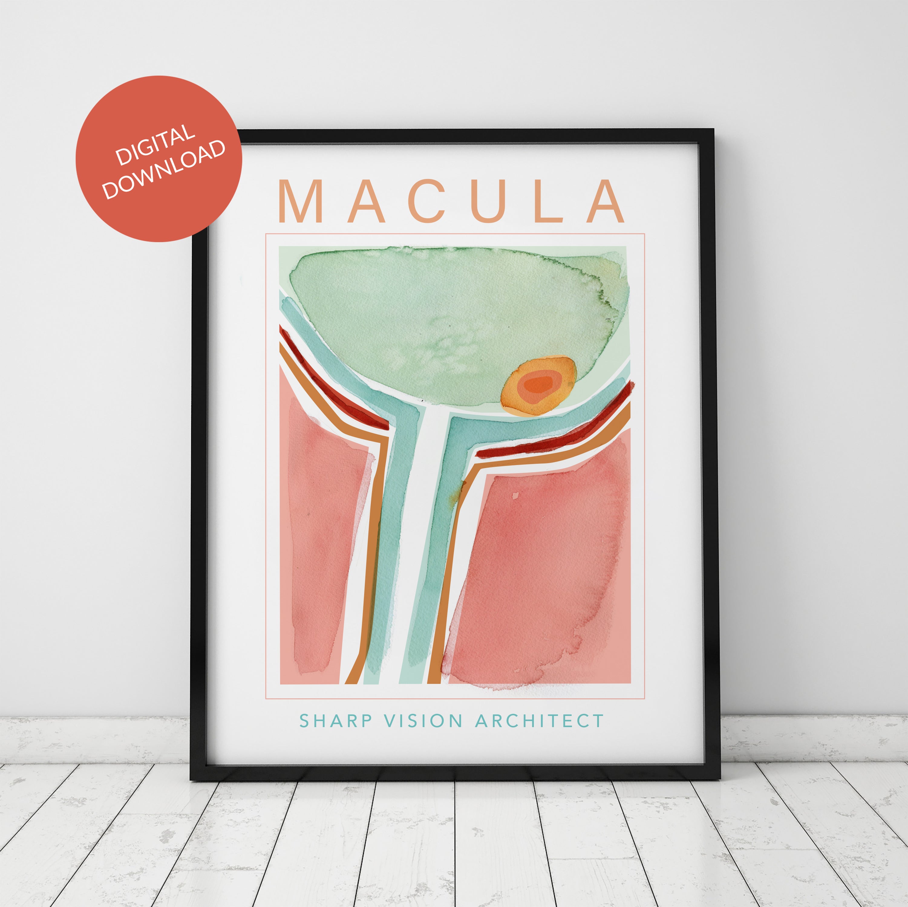 Macula Poster - LIMITED EDITION DIGITAL DOWNLOAD - Lyon Road Art