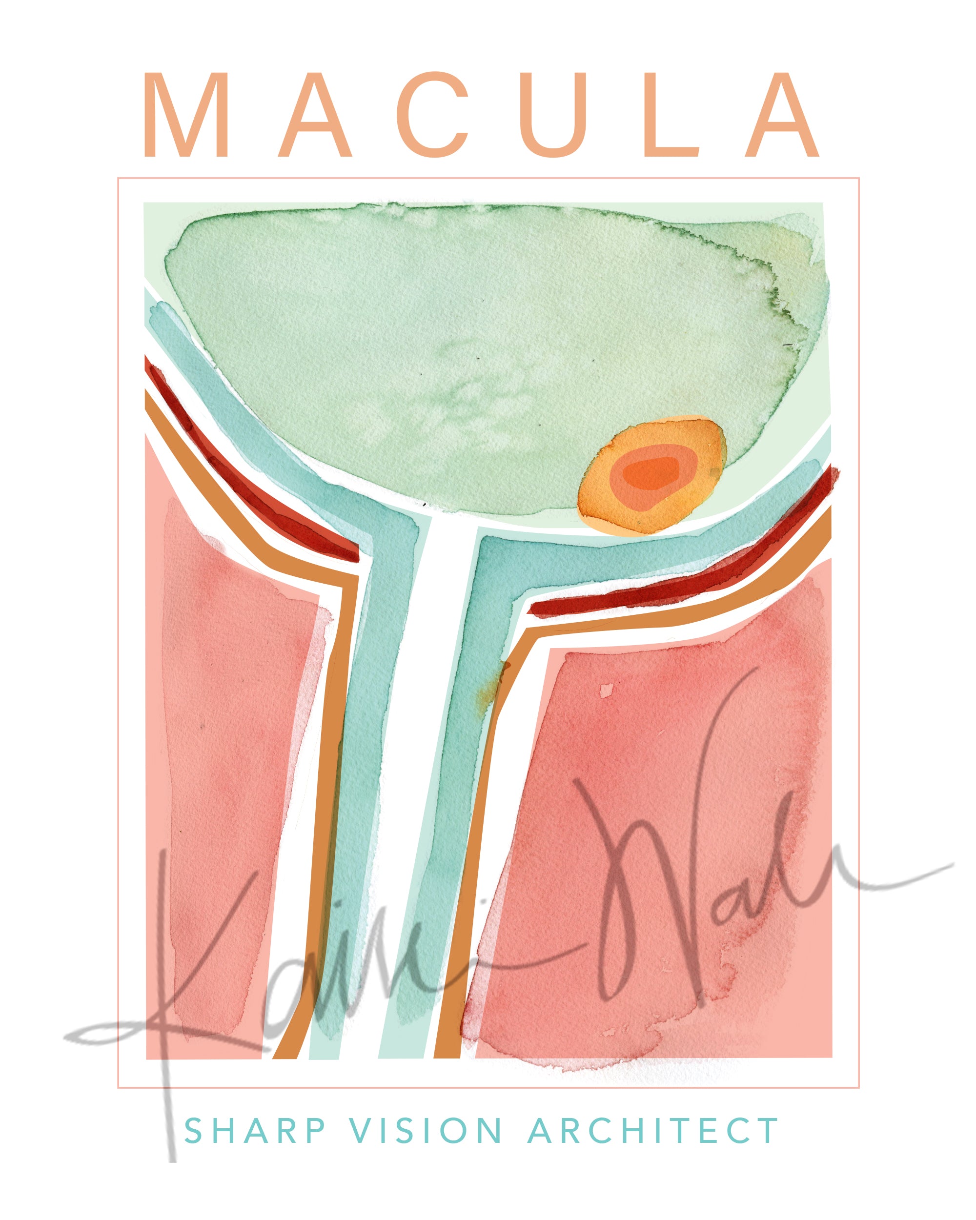 Macula Poster - LIMITED EDITION DIGITAL DOWNLOAD - Lyon Road Art