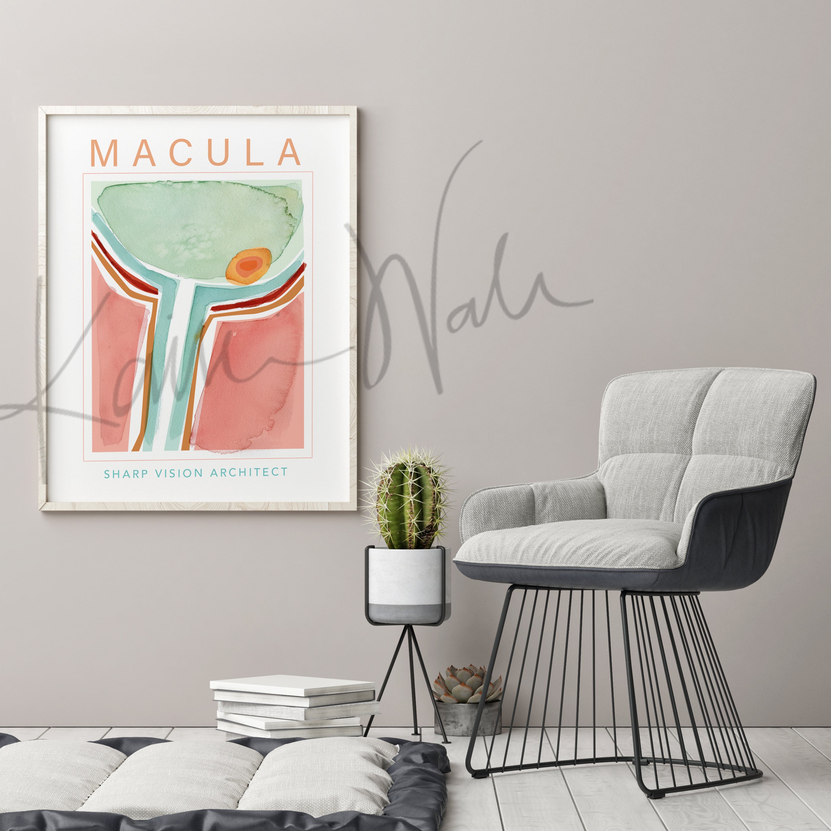 Macula Poster - LIMITED EDITION DIGITAL DOWNLOAD - Lyon Road Art