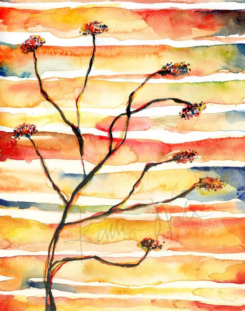 Neuromuscular Juncture Watercolor Print