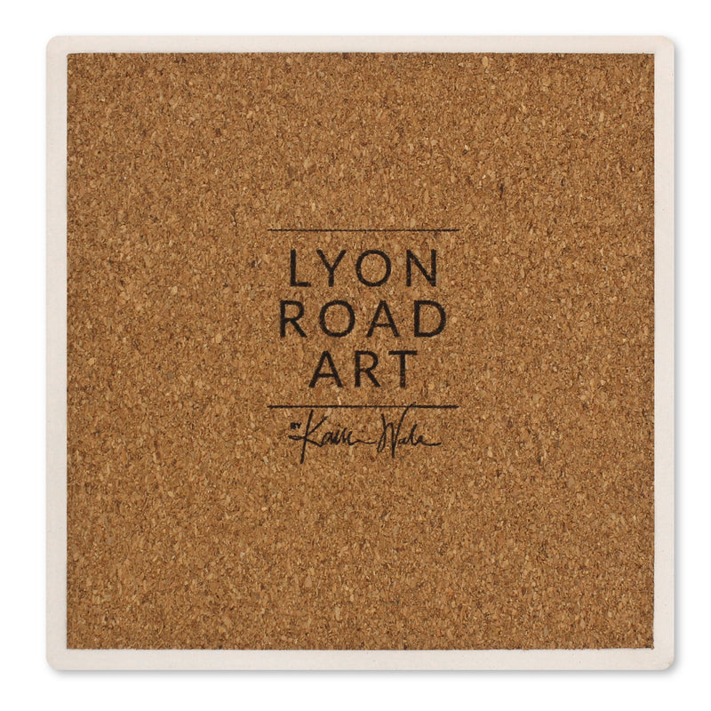 Skin Histology Ceramic Coaster Set of 4 - Lyon Road Art